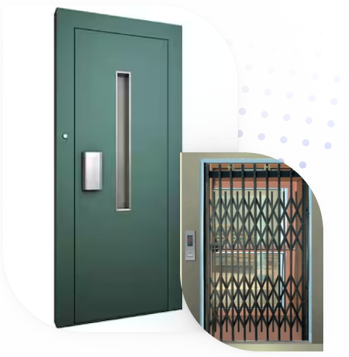 M.S Imperforated Door